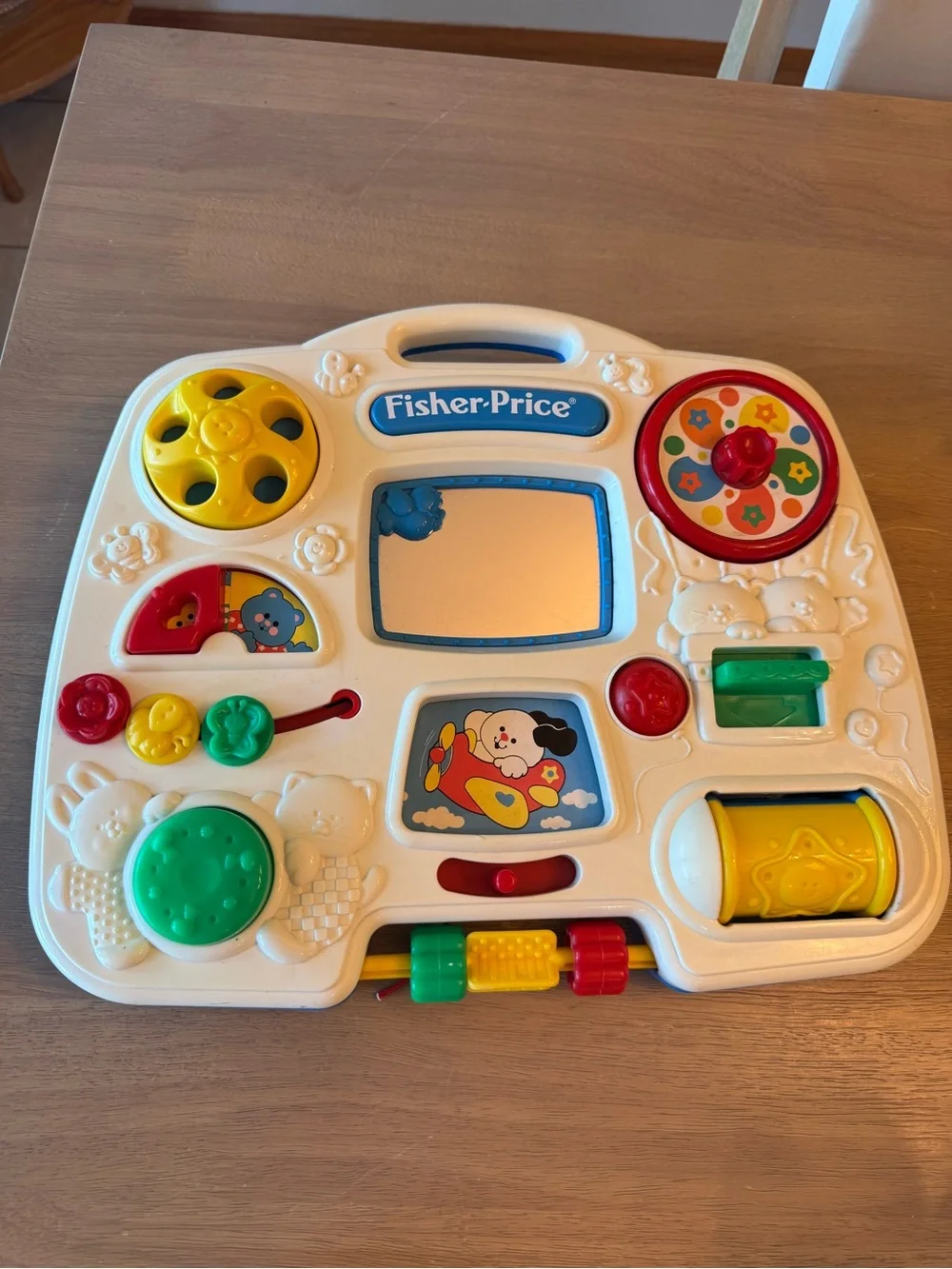 Vintage 1993 Fisher Price Busy Box Pretend Play and Toddler Toy